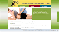 Desktop Screenshot of physiotherapie-am-ohmplatz.de